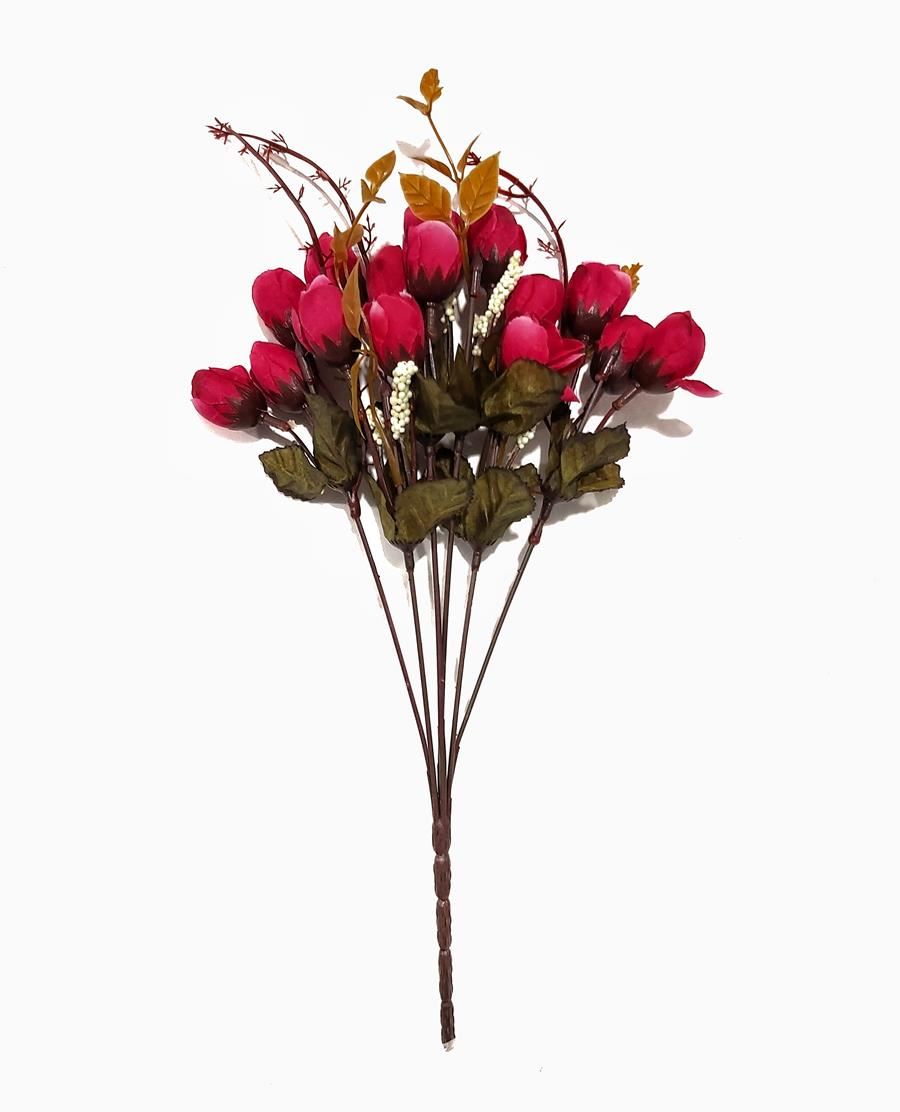 PICK FLORAL 20CM. 5 COLORES: PURPURA. BORDÓ. NARANJA. FUCSIA. SALMÓN